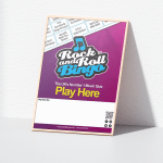 8 Rock and Roll Bingo A3 Posters