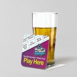 100 Rock and Roll Bingo Beer Mats